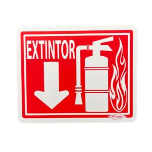 SEÑAL EXTINTOR 20X25