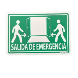 SEÑAL SALIDA DE EMERGENCIA 20X30